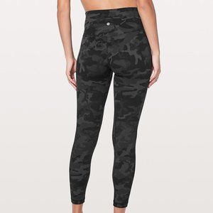 Lululemon Incognito Camo Multi Grey Aligns 7/8 🍋